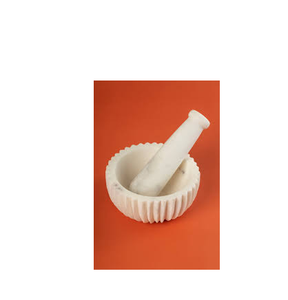 Molinillo de mortero y Mazo de mármol, para cocina, ajo, Pugging, olla para farmacia, Bol, molinillo de especias, mortero y uso hecho a mano - Product Image 5