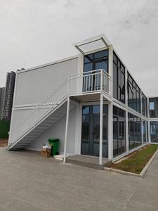 Casa contenedor modular prefabricada portátil Construcción desmontable para bienes raíces y edificios de oficinas Casas manufacturadas - Product Image 6
