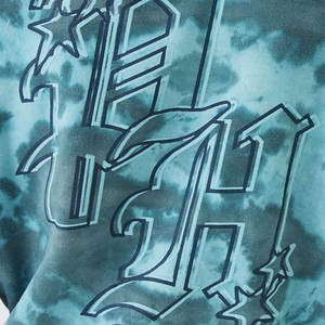 เสื้อลำลองมีฮู้ดพิมพ์ลายกราฟิก, เสื้อแนวสตรีทแวร์น้ำหนักมากลายพระอาทิตย์ซีดจางแนววินเทจสำหรับผู้ชาย - Product Image 4