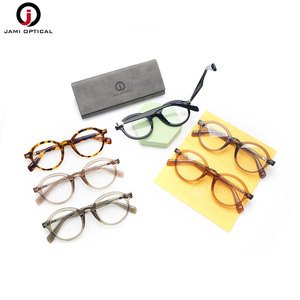 Kính quang học tròn in họa tiết cổ điển thời trang Gọng nhẹ dành cho Unisex <span class=keywords><strong>Luxury</strong></span> TR90 Full-Rim - Product Image 2