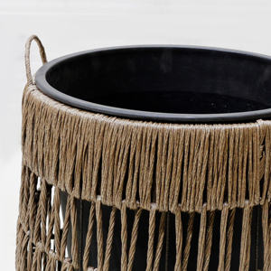 Artex Dong Thap Paniers de rangement en jacinthe d'eau naturelle et jonc de mer faits à la main et jardinières d'extérieur Artisanat du Vietnam - Product Image 2