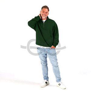 Suéter Unisex con cremallera de cuarto, ropa informal, transpirable, elegante, cómodo, para hombres y mujeres, superventas, ligero para todas las estaciones - Product Image 3