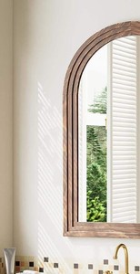 Miroir mural en bois artisanal classique Déclaration vintage artisanale de luxe pour les maisons modernes - Product Image 5