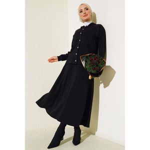 New Season <b>Women</b> Winter Islamic Clothing Abaya Dress <b>Kaftan</b> Tunic Dubai Muslim Islamic Fashion Turkish Made Islamic Dresses - Product Image 5