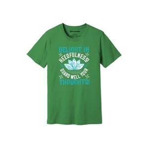 T-shirt décontracté 100% coton avec impression 3D de thèmes de bouddha 12 options de couleur 160-180 Placement de conception personnalisable GSM lourd - Product Image 3