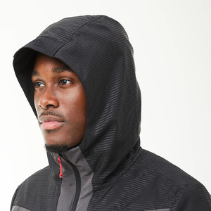 Chaqueta Cortavientos Impermeable para Hombre CLASSIC INVENTORS, Diseño Color Block, Cuello Alto, Estilo Deportivo, Material de Lona, Ropa de Invierno - Product Image 5