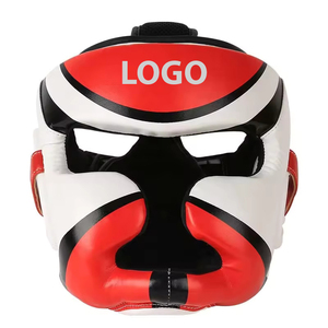 2024 unisexe formation professionnelle boxe tête gardes Logo personnalisé haute Arts martiaux Protection de la tête en gros haute boxe casques - Product Image 2