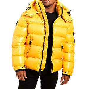 Chaqueta de Plumón Personalizada con Capucha, Gruesa, de Diseño, Estilo Burbuja, Extragrande, para Hombre, 2025 - Product Image 2