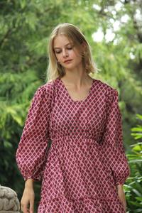 ชุดเดรสแขนยาวลายจุด2025ของผู้หญิงชุดเดรสแขนยาวแฟชั่นเซ็กซี่สินค้าใหม่ - Product Image 3