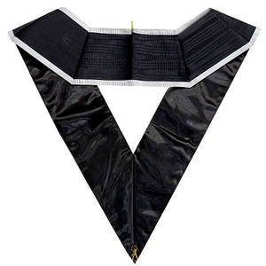 2025 Scottish Rite AASR 30e degré collier secrétaire brodé cuir Badge Sew-On Technics - Product Image 4