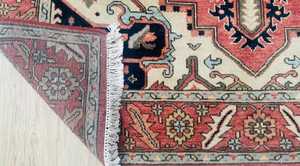 Alfombra Moderna Abstracta de Estilo Turco, Tejida a Mano, de Lana/Seda, 6x9, Colorida, Resistente a Mascotas, Antideslizante, Personalizable - Product Image 3