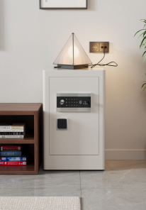 Coffre-fort de sécurité en acier robuste avec serrure biométrique avancée à double verrouillage par empreinte digitale et mot de passe - Product Image 2