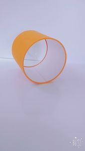 Abat-jour de table en forme de cône en tissu de lin de luxe moderne, fait à la main, avec revêtement en poudre, pour salon ou hôtel - Product Image 4