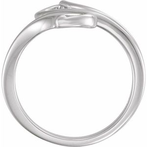 Stuller Freeform <b>Ring</b> 5044:5989P 14KW for Gift Occasions - Product Image 2