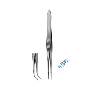 Alta Calidad Acero Inoxidable Graefe Iris Fórceps Curved 7cm Instrumentos Quirúrgicos Fabricante y Exportador - Product Image 3