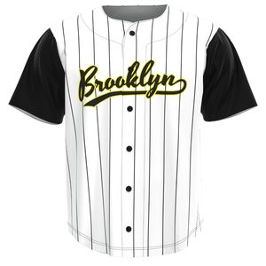 Chemises d'uniforme de baseball/softball pour hommes adultes personnalisées, 100% polyester, 300g, tissu respirant à séchage rapide, impression par sublimation - Product Image 2