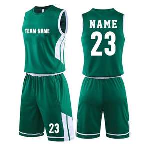 Conjunto de camiseta de baloncesto de talla grande personalizada, uniformes transpirables con impresión de sublimación lisa, ropa de baloncesto al por mayor - Product Image 5