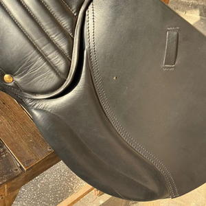 Silla de Montar de Cuero Genuino con Asiento Acolchado |   Silla de Montar Ecuestre - Product Image 2