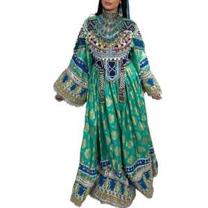 Haute QualitéAfghani Kuchi Robes Vintage OEMMaxi Robe Modeste Dentelle Décoration - Product Image 1