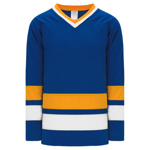 Último producto de impresión por sublimación de secado rápido OEM deportes hombres cuello en V a rayas de talla grande hombres camiseta de hockey sobre hielo - Product Image 5