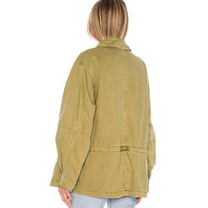 Giacca Bomber Reversibile da Donna Free People Seize Day, Stile Varsity, Verde, Taglia L, Leggera e Traspirante per l'Autunno - Product Image 2
