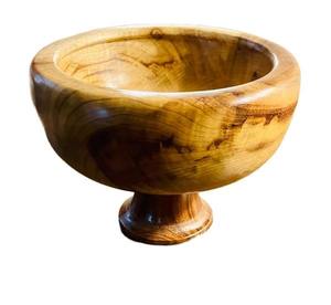 Bol de service rond en bois au design classique fait à la main Bol à salade et à fruits au fini naturel pour vaisselle personnalisable - Product Image 6