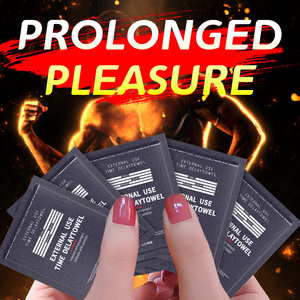 Oem nhãn hiệu riêng trì hoãn quan hệ tình dục ướt khăn lau cho nam giới 5 pcs người lớn sử dụng kéo dài hơn trên giường - Product Image 4