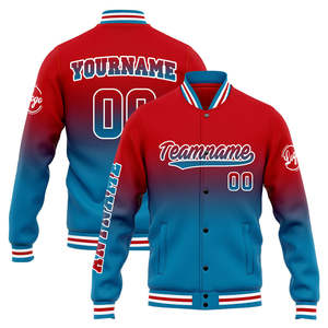 Chaquetas Varsity Unisex Personalizadas, Casuales, Talla XL, Transpirables, Impermeables, de Poliéster con Mangas de Patchwork, Chaqueta Universitaria de Béisbol - Product Image 1