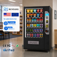 Máquinas Expendedoras Inteligentes Automáticas Personalizadas RUNYANG para Artículos al por Menor, Máquina Expendedora de Aperitivos para Alimentos y Bebidas