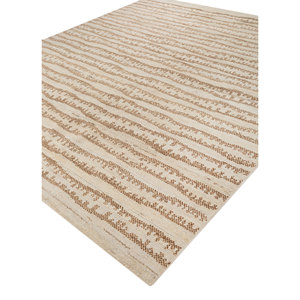 Alfombras Anudadas a Mano de Lana Afgana Color Marfil, Modelo IA-1953, para Uso Doméstico - Product Image 2