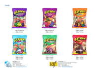 Lot 100 Gummy (Zuur)-Zoete Appelsmaak 95G X 24 Pkts