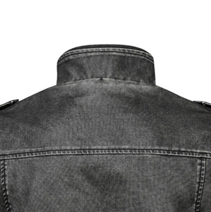 Chaqueta de Cuero Casual para Hombre, Estilo Único con Logotipo Personalizado, Gran Venta, Precio Bajo, Cierre de Cremallera para Invierno, Piel de Cocodrilo - Product Image 3