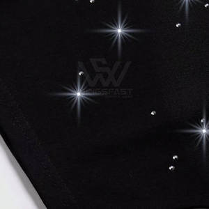 Precio bajo Hombres Rhinestone Camisetas Tamaño adulto Mejor calidad 100% Algodón Loose Fit Impreso Rhinestone Camiseta para hombres - Product Image 6