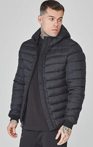 Veste à bulles pour hommes taille personnalisée OEM style rue principale avec col montant hiver coquille en cachemire disponible en gros - Product Image 3