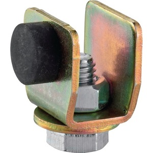 Tapón Perfil 500 P, Superficie de Acero 500, Zincado Amarillo, Accesorio para Banda Transportadora HELM - Product Image 1