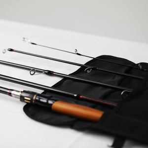 Caña giratoria portátil de 5 secciones de 240cm para pesca de carpa de agua salada y agua dulce y fibra de carbono para viajes en el río - Product Image 2