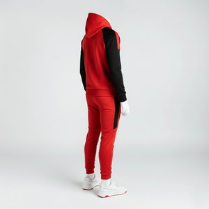 Survêtement de sport léger et respirant en polyester/coton pour homme - Évacuation de l'humidité, séchage rapide, écologique pour l'entraînement, la salle de sport et les tenues décontractées - Product Image 6