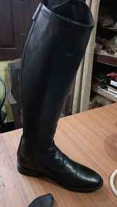 Western Equestrian Riding <b>Boots</b> made of High Quality Genuine Leather Comfortable Long Lasting with YKK Zipper & TPR Sole - Product Image 2