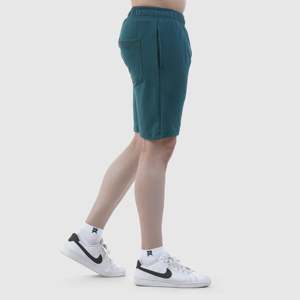 กางเกงขาสั้นกีฬา QuickMove XXS สีเขียว ผ้าฝ้าย 100% มีเชือกผูก ปักโลโก้ ลายเสือดาว กางเกงออกกำลังกาย - Product Image 5