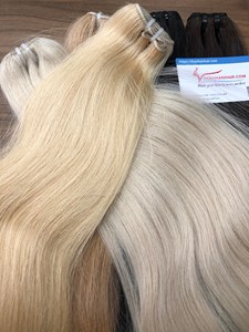 Venta al por mayor Extensiones de cabello vietnamita doble dibujado cutícula alineada todo color Extensiones de cabello de la trama de la máquina Extensiones de cabello humano - Product Image 2