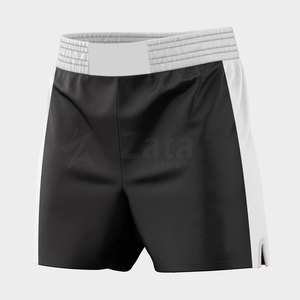 Pantalones Cortos de Lucha de Poliéster/Algodón de Alta Calidad, Elásticos, Transpirables y de Secado Rápido, Fabricación OEM para Entrenamiento de MMA y Artes Marciales - Product Image 1