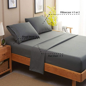 Vente directe d'usine bas prix draps ensembles de housse de couette imprimé taille personnalisée 100% coton draps Textile de maison - Product Image 5