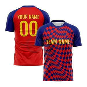Maillot de football classique T-shirts de football respirants Vêtements de football Uniforme de football Kit d'uniforme de football réel Maillot de football - Product Image 1