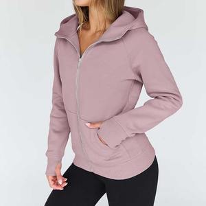 Sudadera con capucha de lana de algodón sólido de Invierno para mujer con parches de cremallera de diamantes de imitación-Diseño personalizado 2025 Nuevo - Product Image 5