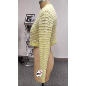 Cárdigan de Punto con Agujeros para Mujer, Cárdigan Informal, Cómodo, Transpirable, Holgado, Fino, Protector Solar, Verano - Product Image 6