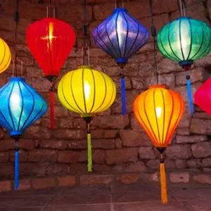 WHOLESALE FABRIC <b>LANTERNS</b> | LIGHTWEIGHT | PERFECT FOR FESTIVAL DECOR - Product Image 2
