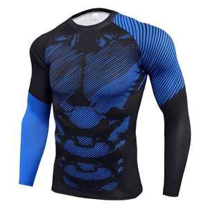Vente directe d'usine - Rashguard respirant et écologique pour homme - Manches longues - Haute qualité - Logo/couleur personnalisable - MOQ faible - Product Image 6