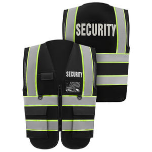 Vêtement haute visibilité, gilet de sécurité routière réfléchissant, taille standard, haute qualité, avec fonction imperméable, gilet de travail pour hommes - Product Image 4