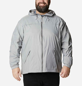 Venta al por mayor en blanco personalizado pulóver chaqueta cortavientos sudaderas con capucha para hombre cremallera lateral con bolsillos chaqueta impermeable chaqueta acolchada - Product Image 1