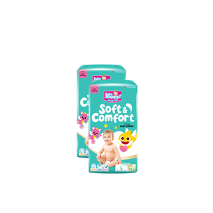 Pañales Desechables Baby Happy Pants XL 26, Tecnología Air Through, Transpirables, de Secado Rápido, Cintura Elástica, Suaves y Cómodos - Product Image 2